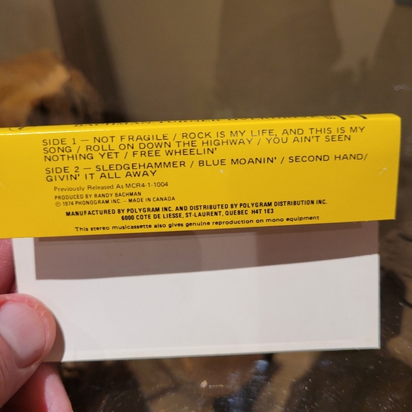 BTO..Bachman,Turner Overdrive "Not Fragile" cassette - Picture 3 of 3